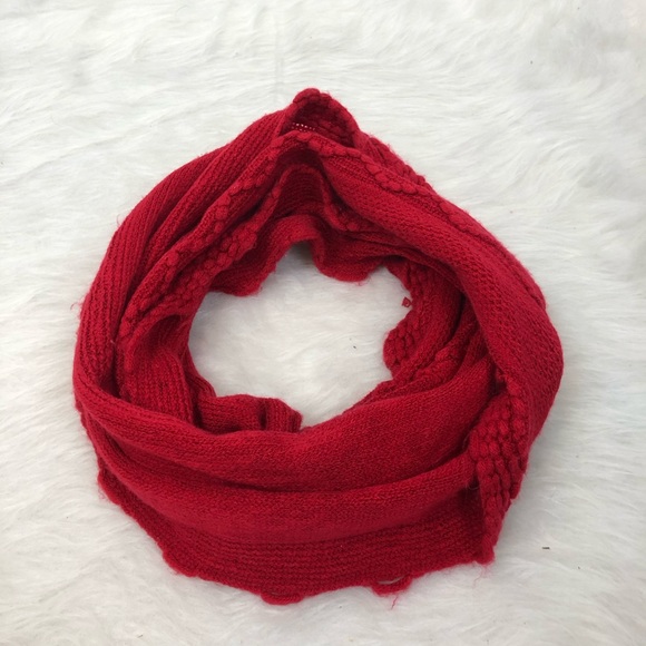 Charming Charlie Red Infinity Scarf - Picture 1 of 3